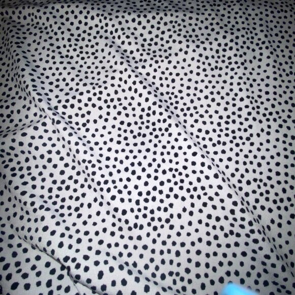 Avon Womens Polka Dot Flutter Sleeve Top M - Picture 5 of 6